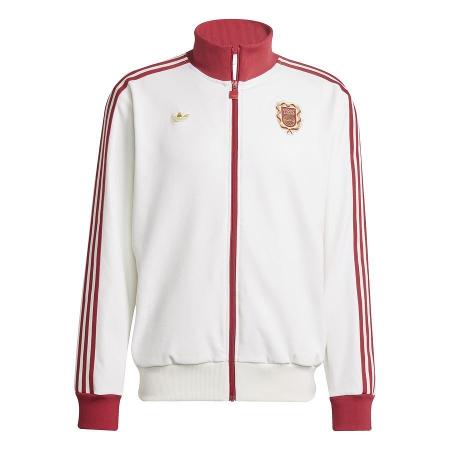 Bayern München Track Top 125 Years Anniversary - Off White LIMITED EDITION - Men's-SoccerKits Hub | Buy Soccer Jerseys Online